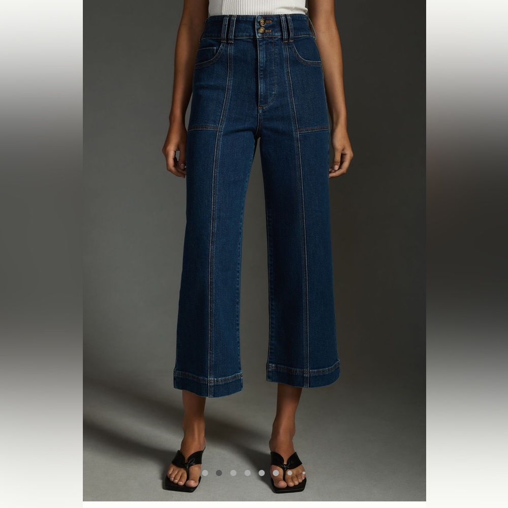 Pilcro Blue Flare Wide Leg Jeans Barely used